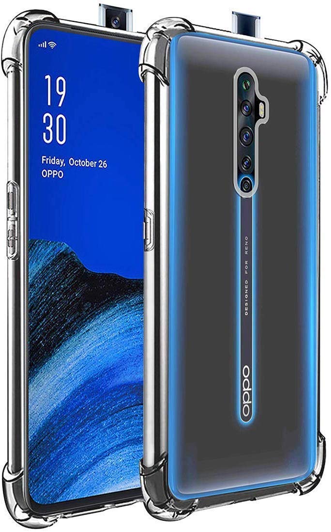 KZY OPPO Reno 2z Şeffaf Airbag Antishock Silikon Kılıf