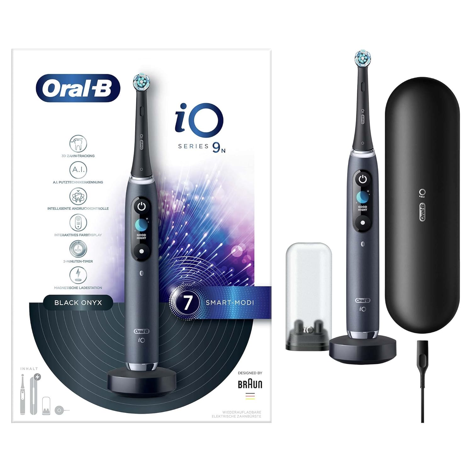 Oral-B iO - 9 Siyah Şarjlı/Elektrikli Diş Fırçası