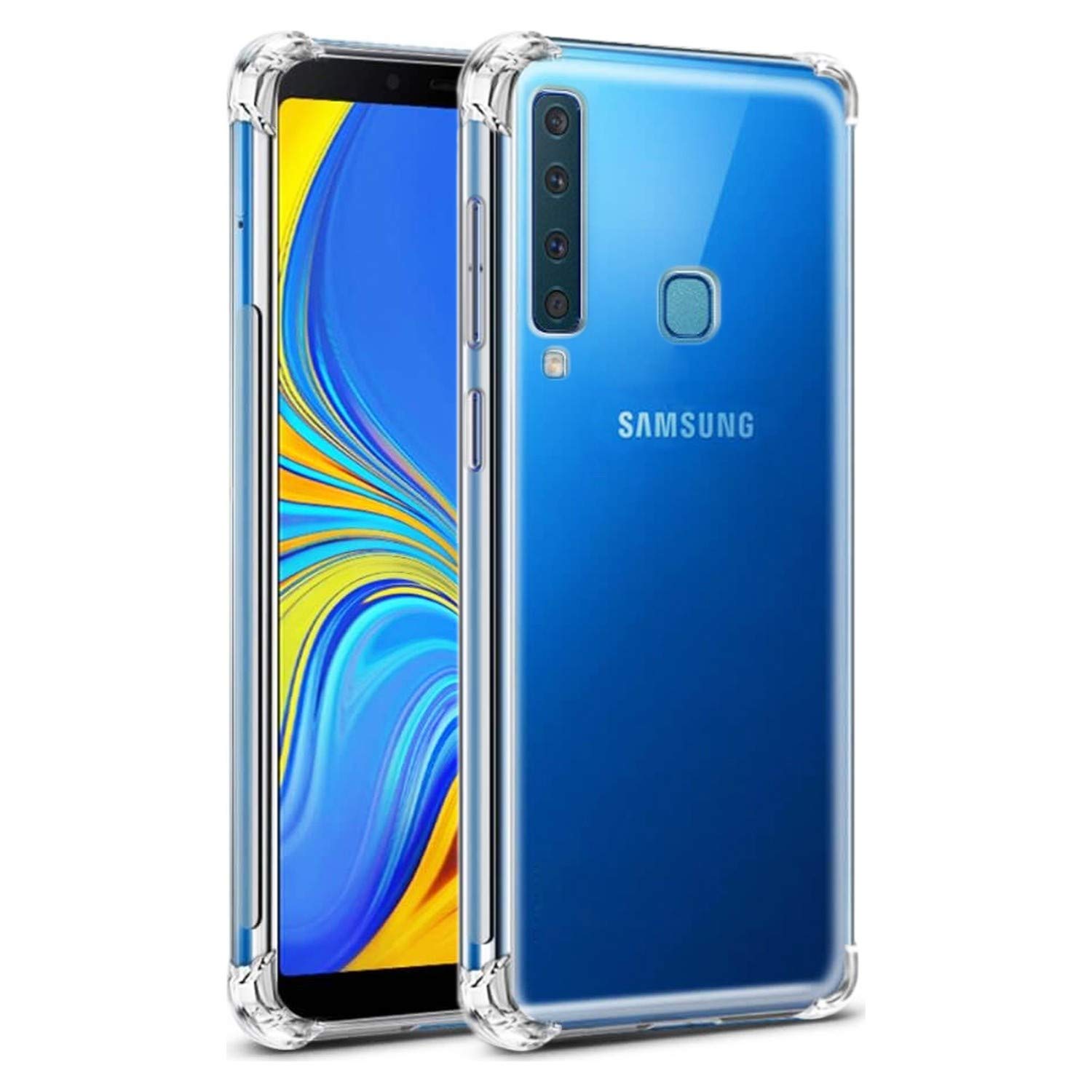 Samsung Galaxy A9 2018 Şeffaf Airbag Antishock Silikon Kılıf
