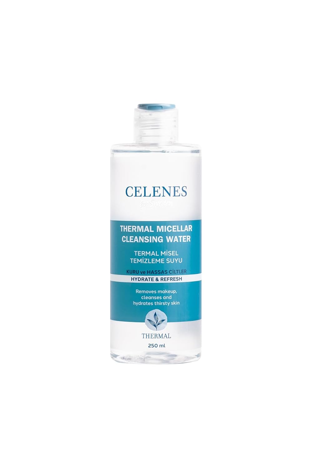 Celenes Thermal Misel Temizleme Suyu Kuru ve Hassas Ciltler (250 ml)