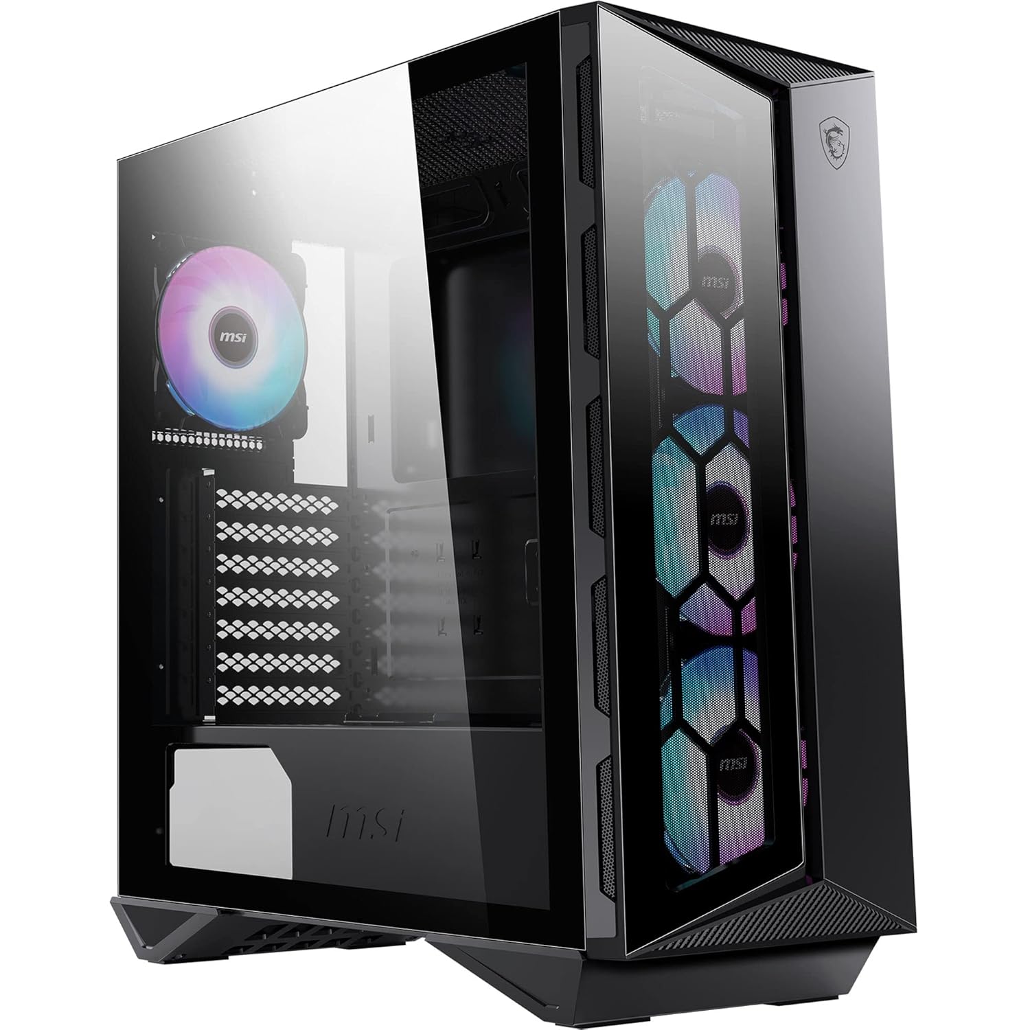 MSI MPG GUNGNIR 110R USB 3.2 Temperli Cam ATX Mid-Tower Gaming (Oyuncu) Kasa