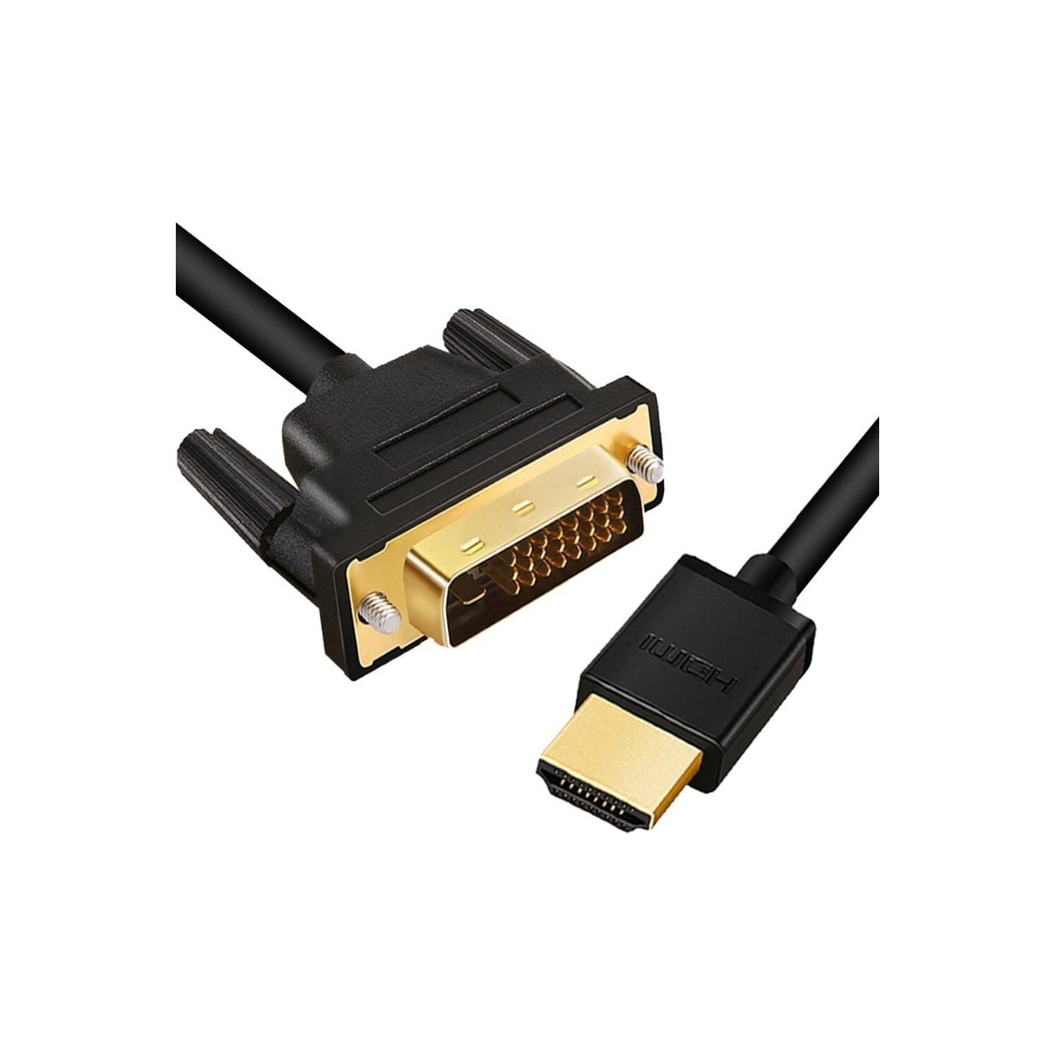 Alfais 4633 HDMI To DVI 24+1 Çevirici Çift Yönlü Monitör Kablosu 3 Metre