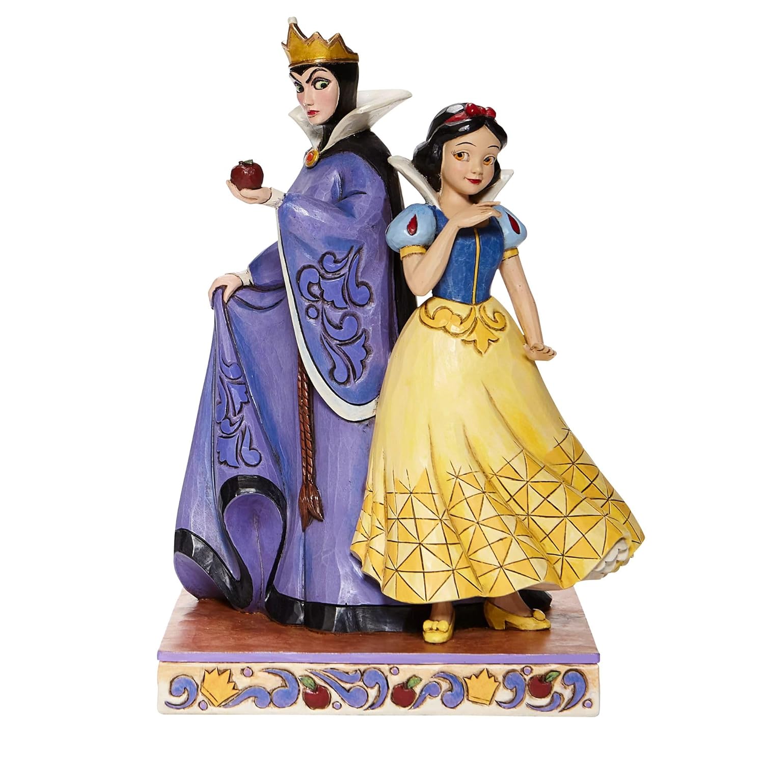 Enesco Jim Shore Disney Traditions Pamuk Prenses & Kötü Kraliçe Figürü 8008067, 21 cm, Çok Renkli