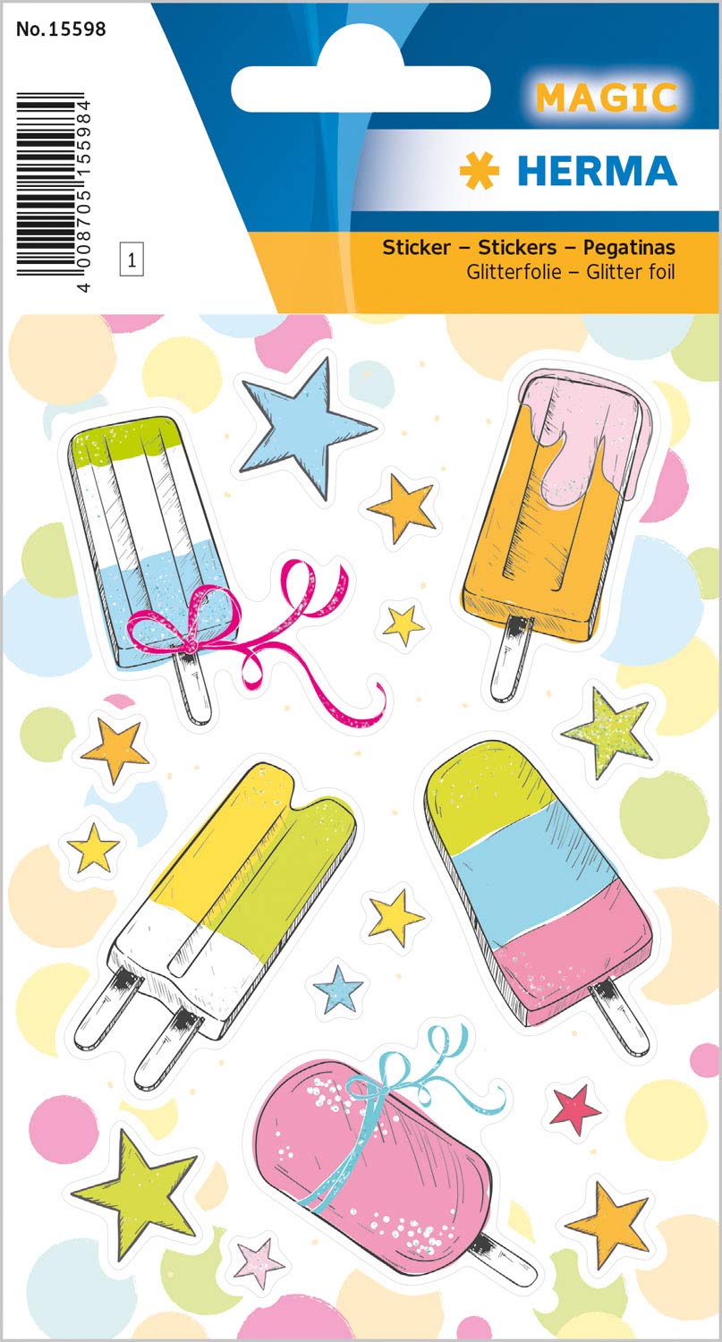 Herma Magic Etiket Cubuk Dondurma, Foil,8,5*16