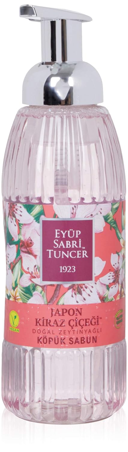 Eyüp Sabri Tuncer Doğal Zeytinyağlı Köpük Sabun Japon Kiraz Çiçeği (500 ml)