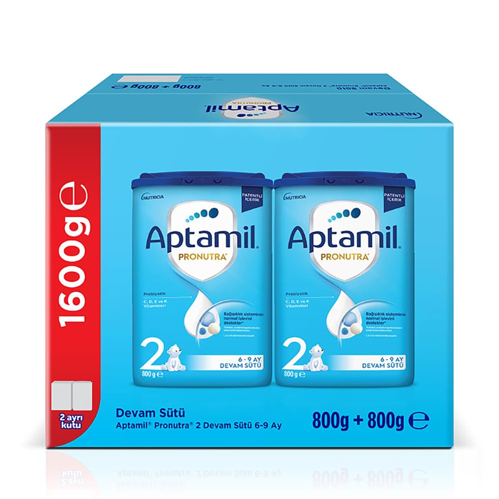 Aptamil 2 Prebiyotikli Devam Sütü 800 x 2 Adet 1600 Gr
