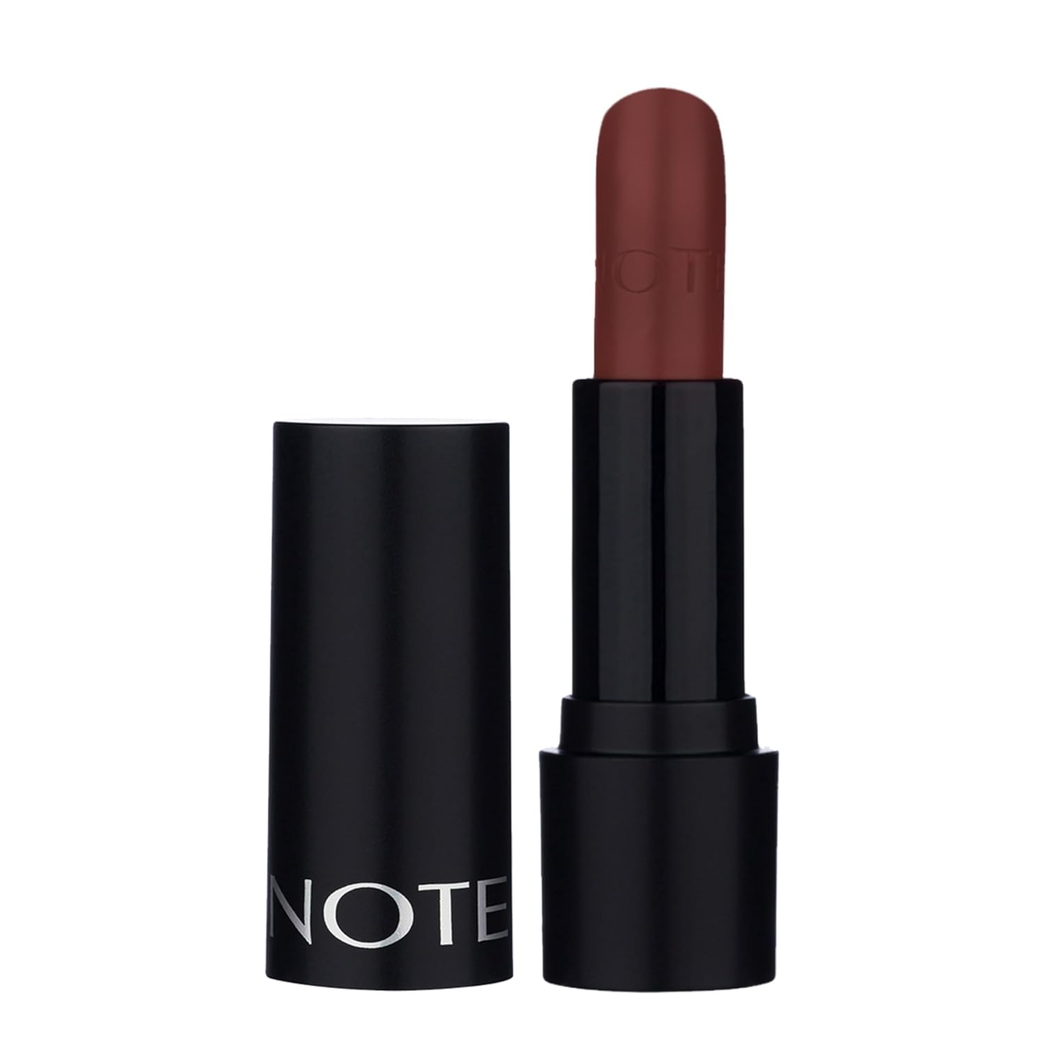 Note Deep Impact Lipstick 10 Fall in Pink Kremsi Dokulu Yarı Parlak Ruj, Kahverengi