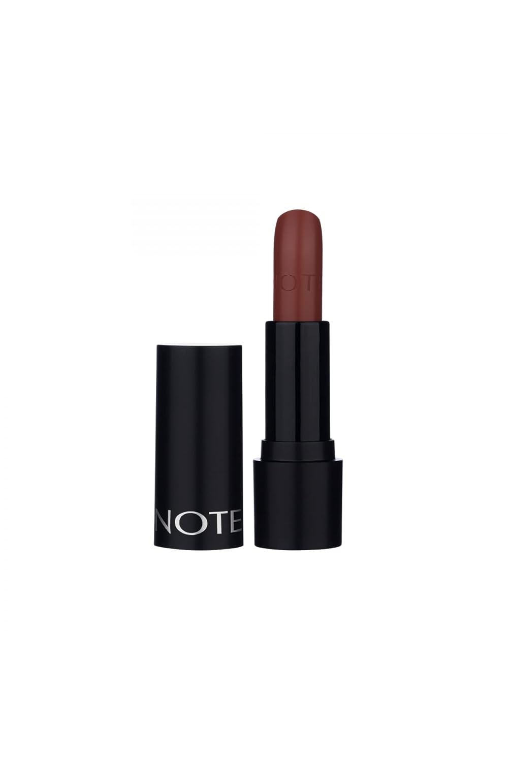 Note Deep Impact Lipstick 07 Warm Chocolatte Kremsi Dokulu Yarı Parlak Ruj, Kahverengi