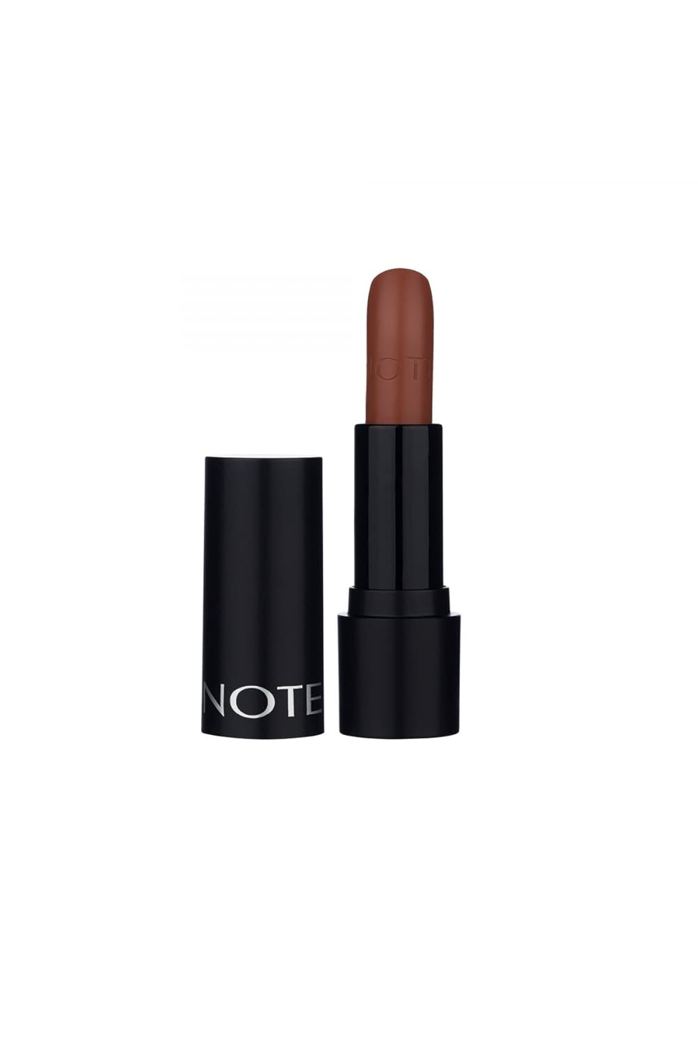Note Deep Impact Lipstick 09 Spicy Nude Kremsi Dokulu Yarı Parlak Ruj, Kahverengi