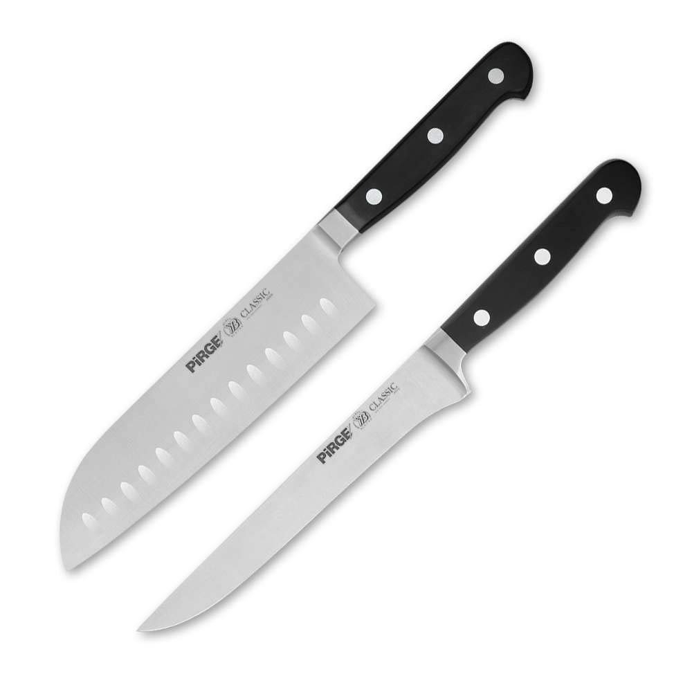 Pirge Classic Santoku Bıçak Seti 2 Parça