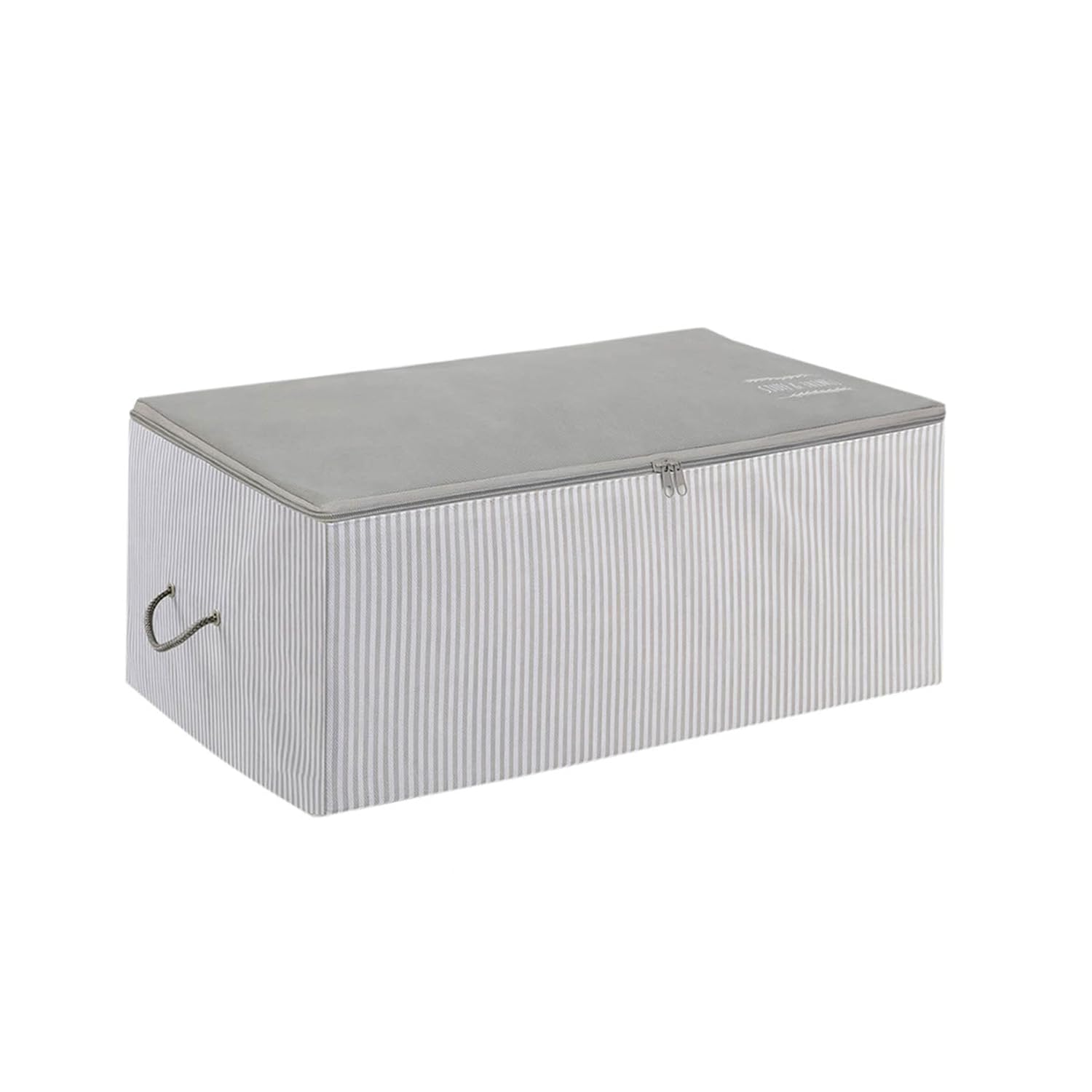 Ocean Home Textile Orta Boy Gri Çizgili Stuff & Things Hurç 52 x 28 x 21 cm