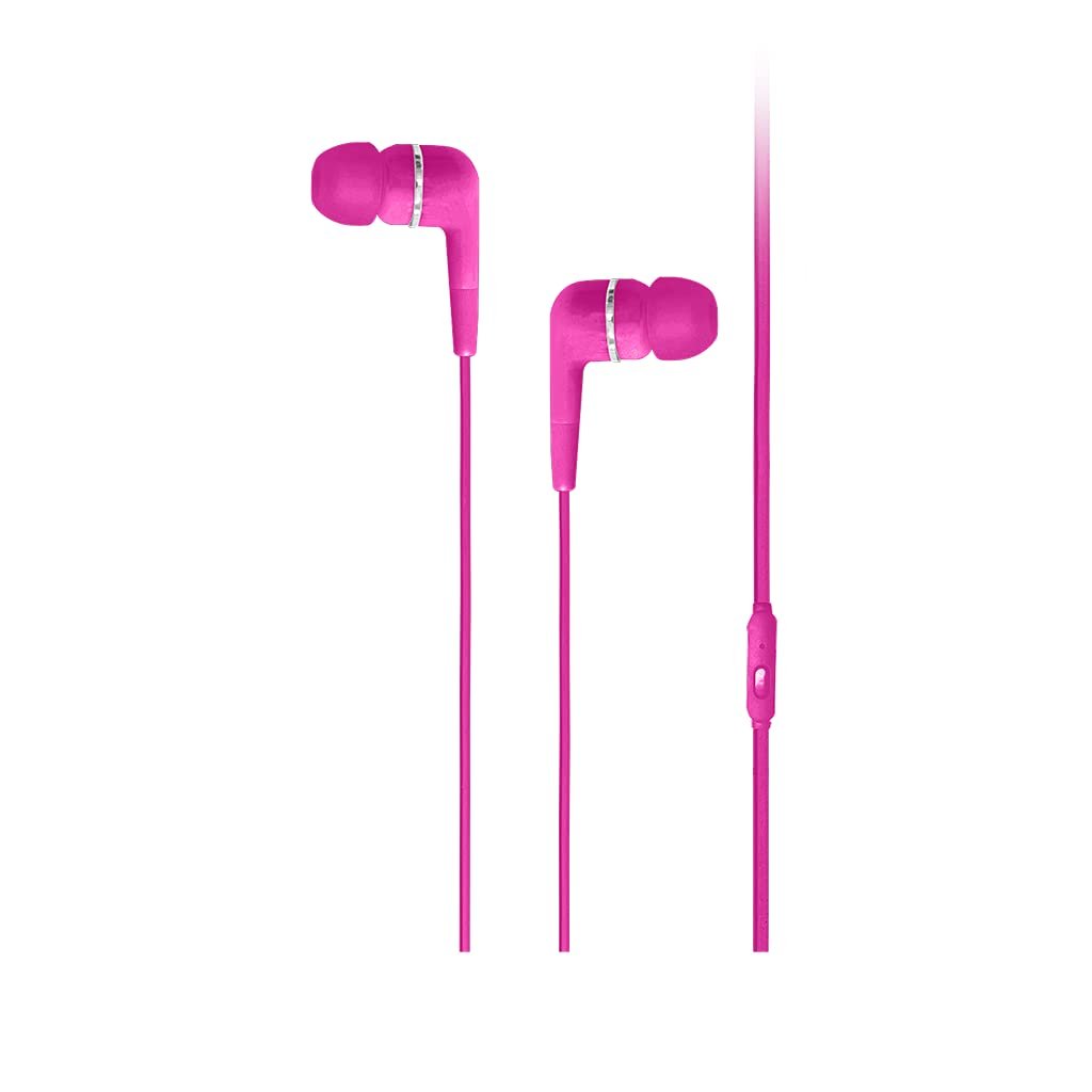 Taks Mikrofonlu Kulaklık Kulakiçi WE01 Serisi - 5 Farklı Renk - 5KMM123 (2 yıl Ttec Garantili) (Pembe)