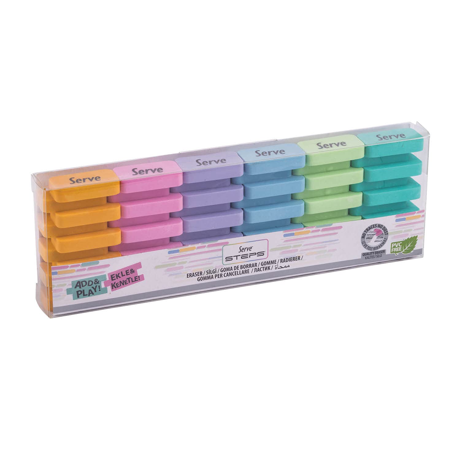 Serve Steps Silgi Pastel 6li Pet