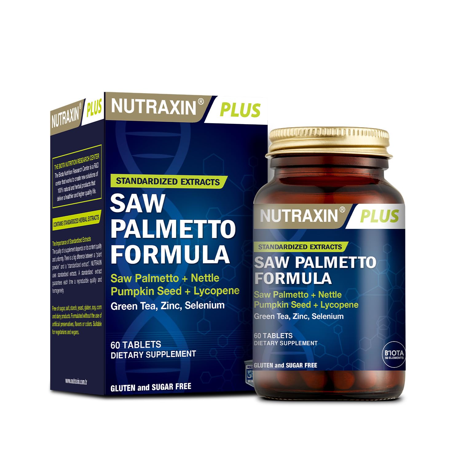 Nutraxin Saw Palmetto Formula 60 Tablet Takviye Edici Gıda
