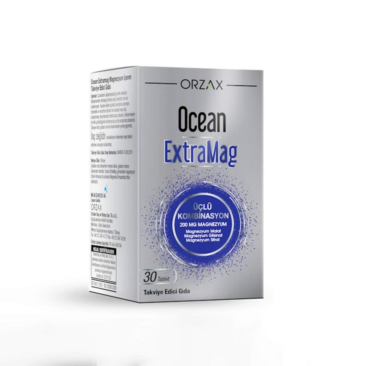 Ocean Extramag Üçlü Kombinasyon 30 Tablet