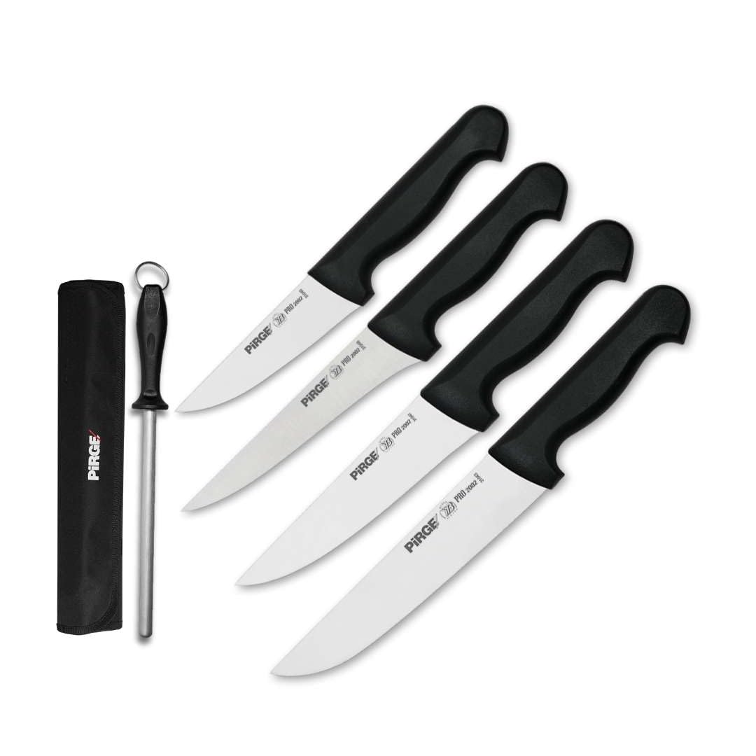 Pirge PRO2002 Kurban Bıçak Seti 5’li Çantalı