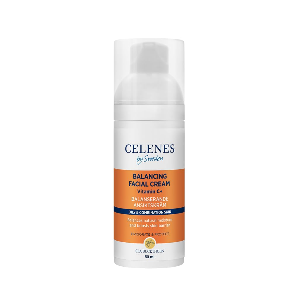 Celenes Sea Buckthorn Dengeleyici Yüz Bakım Kremi Yağlı/Karma Ciltler (50 ml)