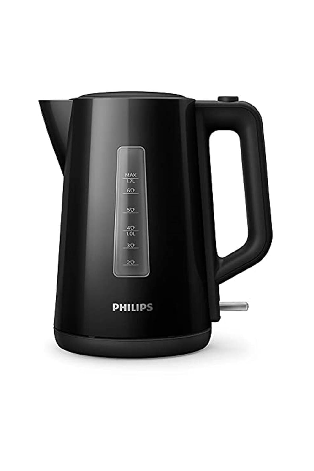 PHILIPS HD9318/20 Su Isıtıcı, 1.7 L Kapasite, 360° Döner Tabanlı, 2200W, Siyah