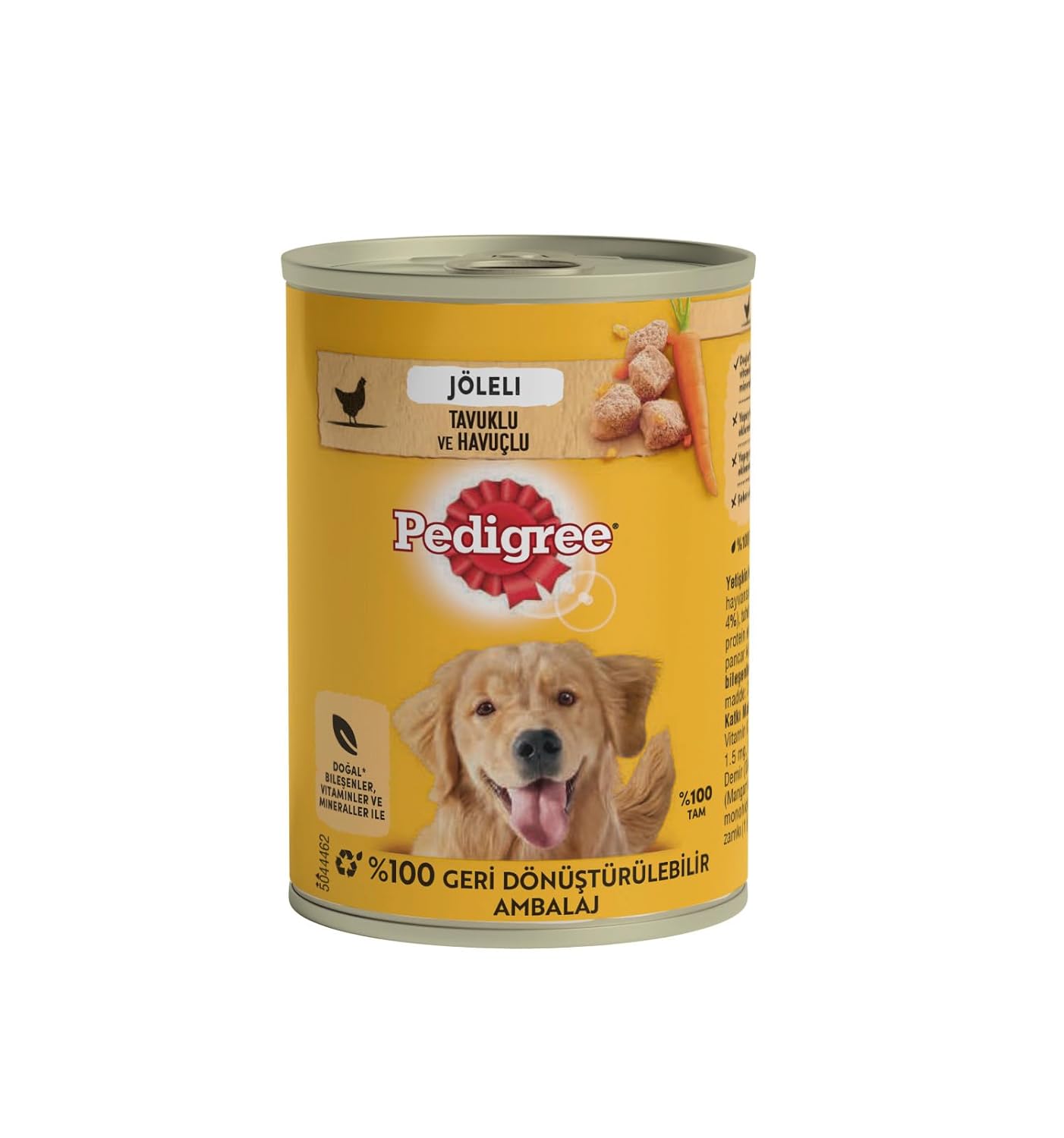 Pedigree Köpekler İçin Tavuklu Konserve Yaş Mama 400 G