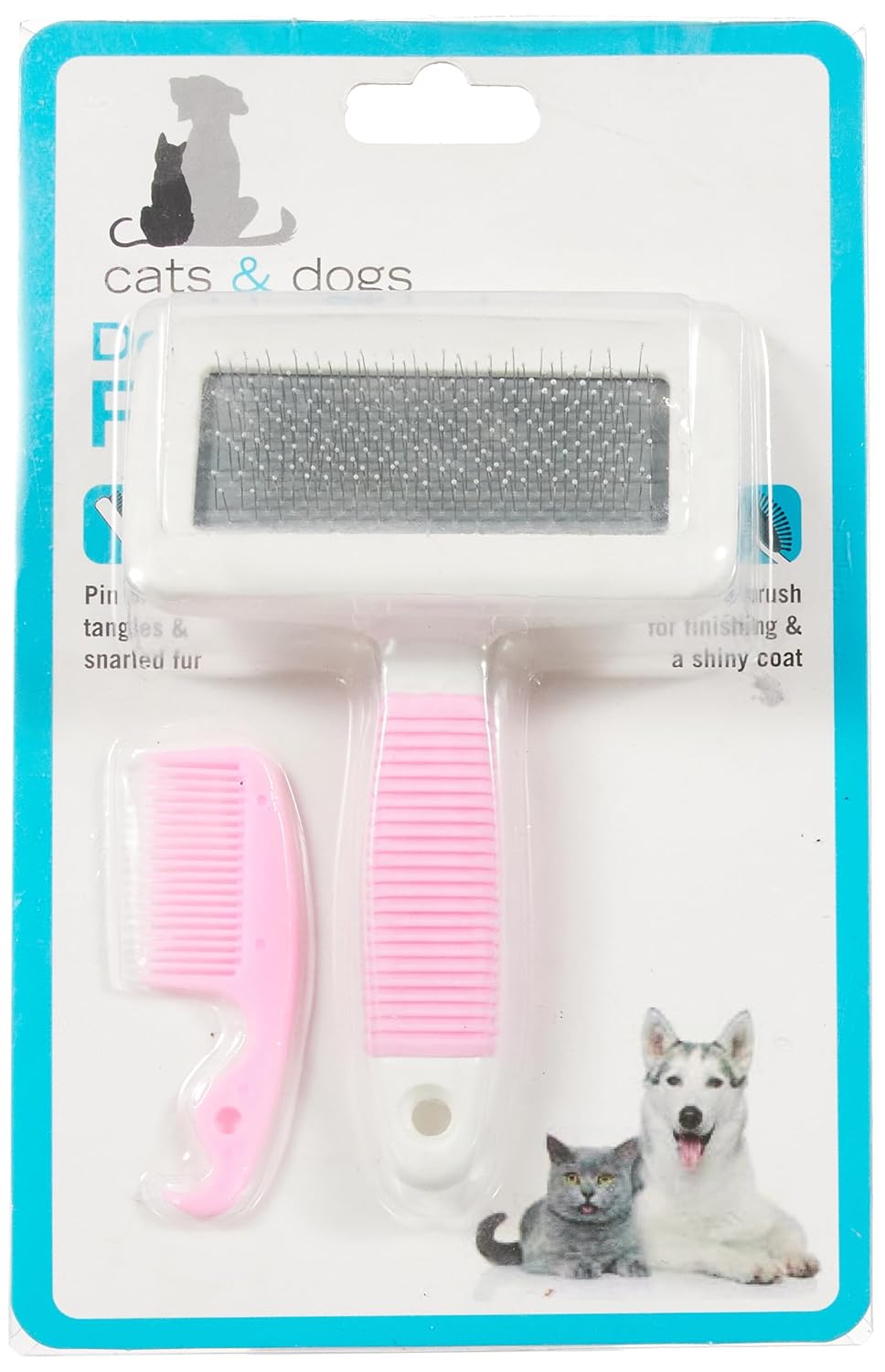 Flip Zm-1027M İnce Uclu Kedi Köpek Tarağı Büyük