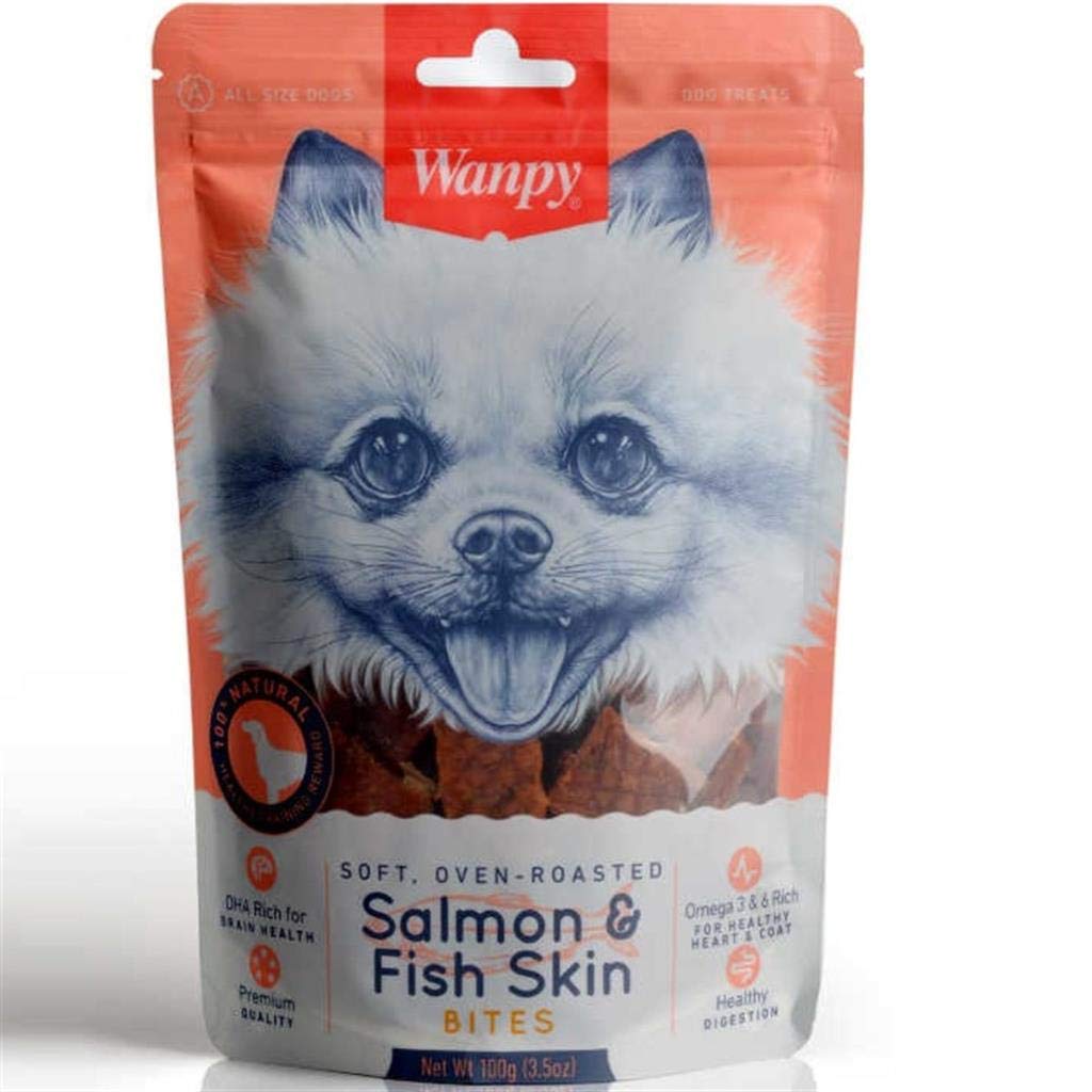 Wanpy Oven Roasted Gerçek Somon Dilimleri 100 Gr Köpek Ödülü