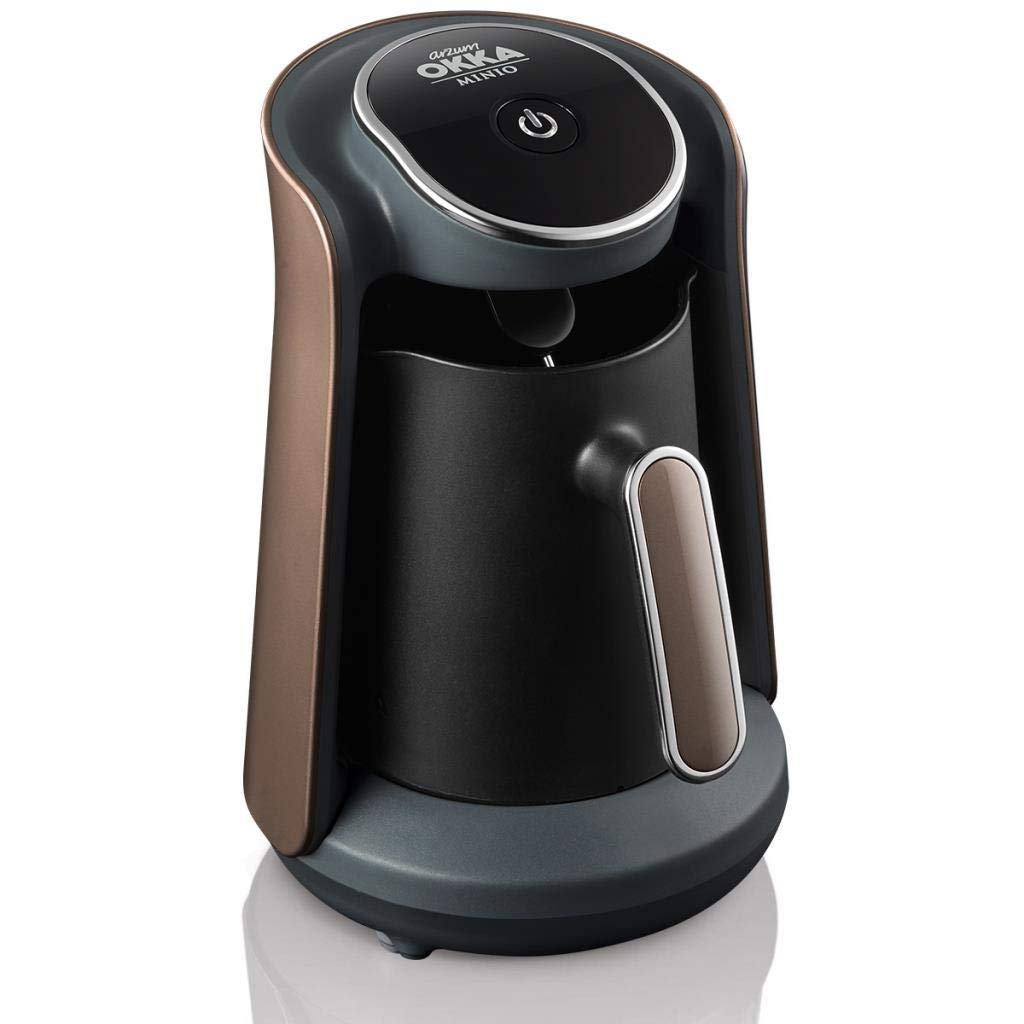 Arzum OK004-T OKKA Minio Türk Kahvesi Makinesi, 4 Fincan Kapasiteli, Taşma Önleyici, Toprak