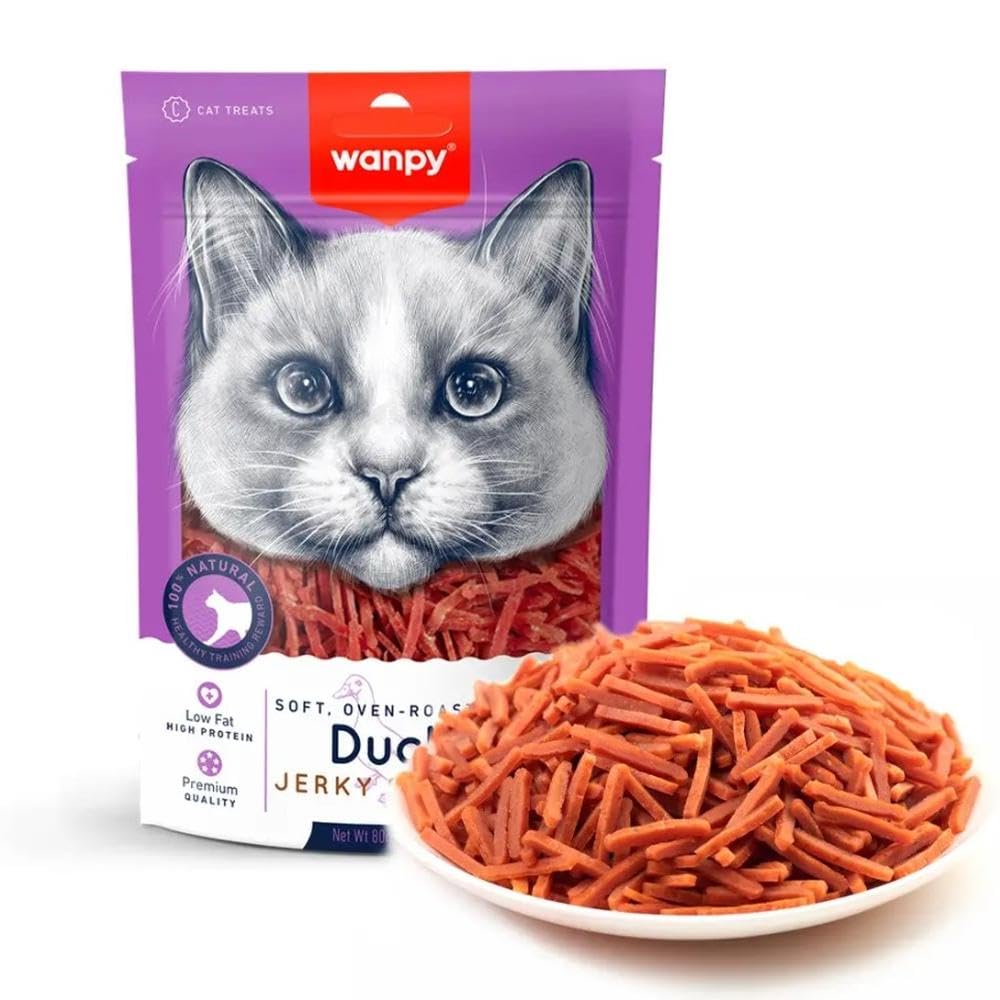 Wanpy Gerçek Ördek Fileto 80 gr Yumuşak Kedi Ödülü