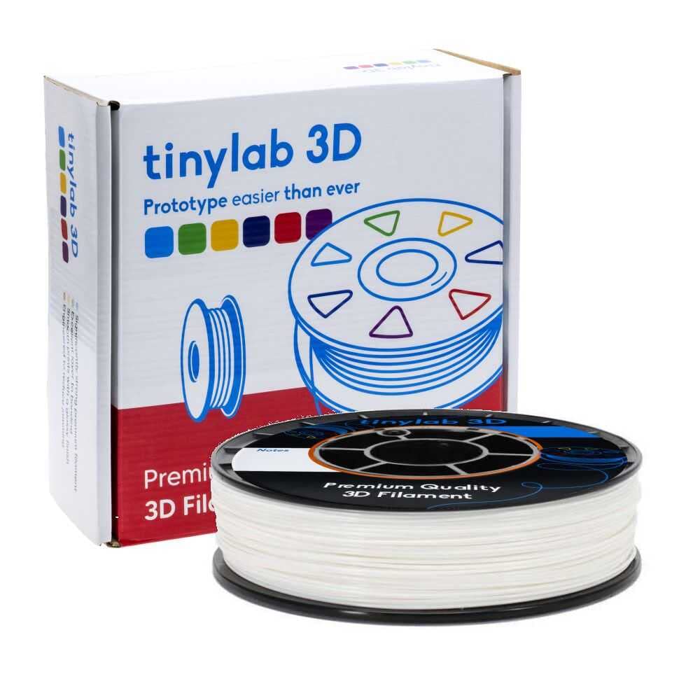 TinyLab 3D 1.75mm 1000gr Beyaz PLA Filament 190-220°C Baskı Sıcaklığı - Yüksek Kalite, Çevre Dostu, Mükemmel Yapışma ve Pürüzsüz Yüzey