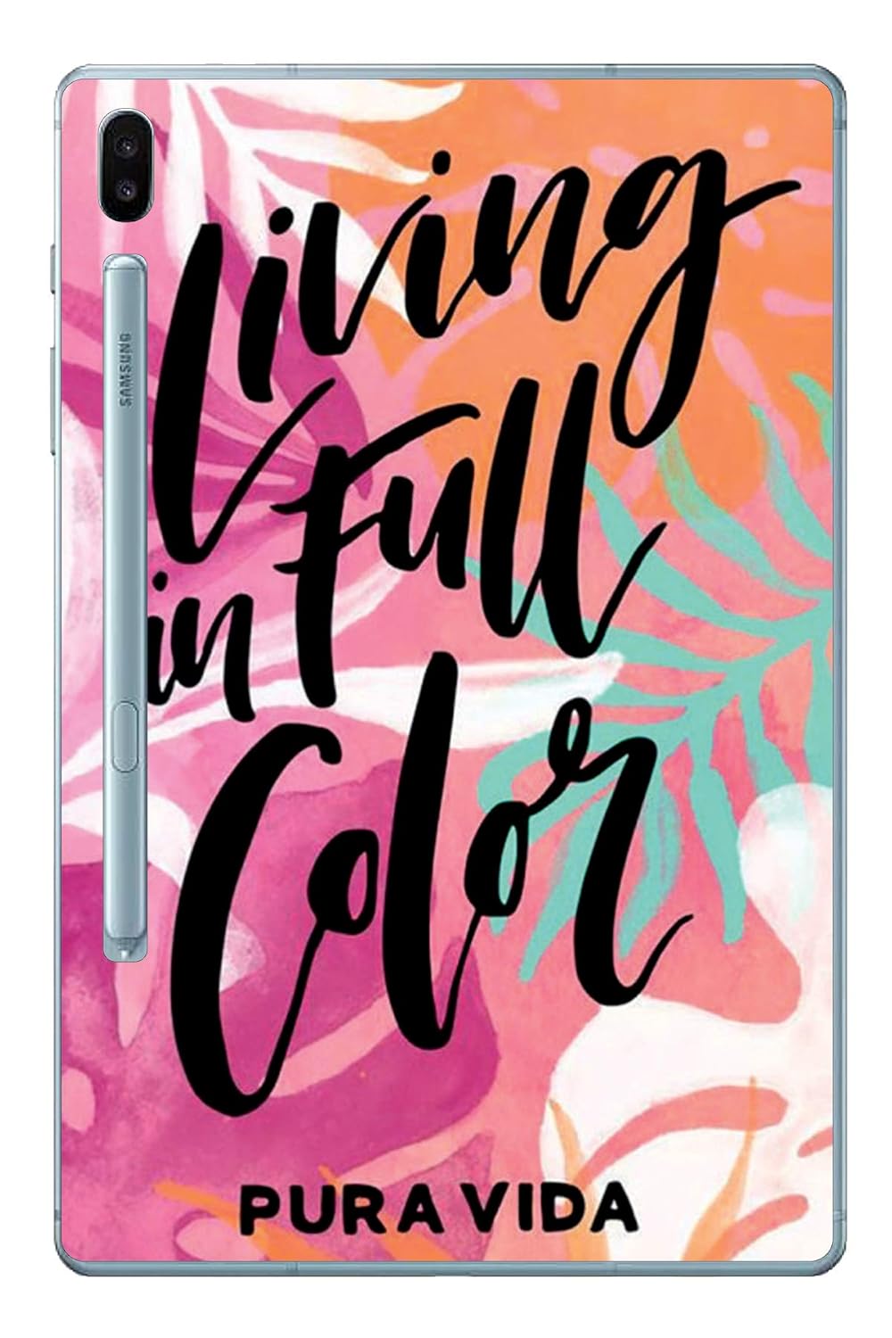 Gogo Accessories Samsung Galaxy Tab S6 T860/T865/T867 Living Desensilikon Baskılı Arka Kapak
