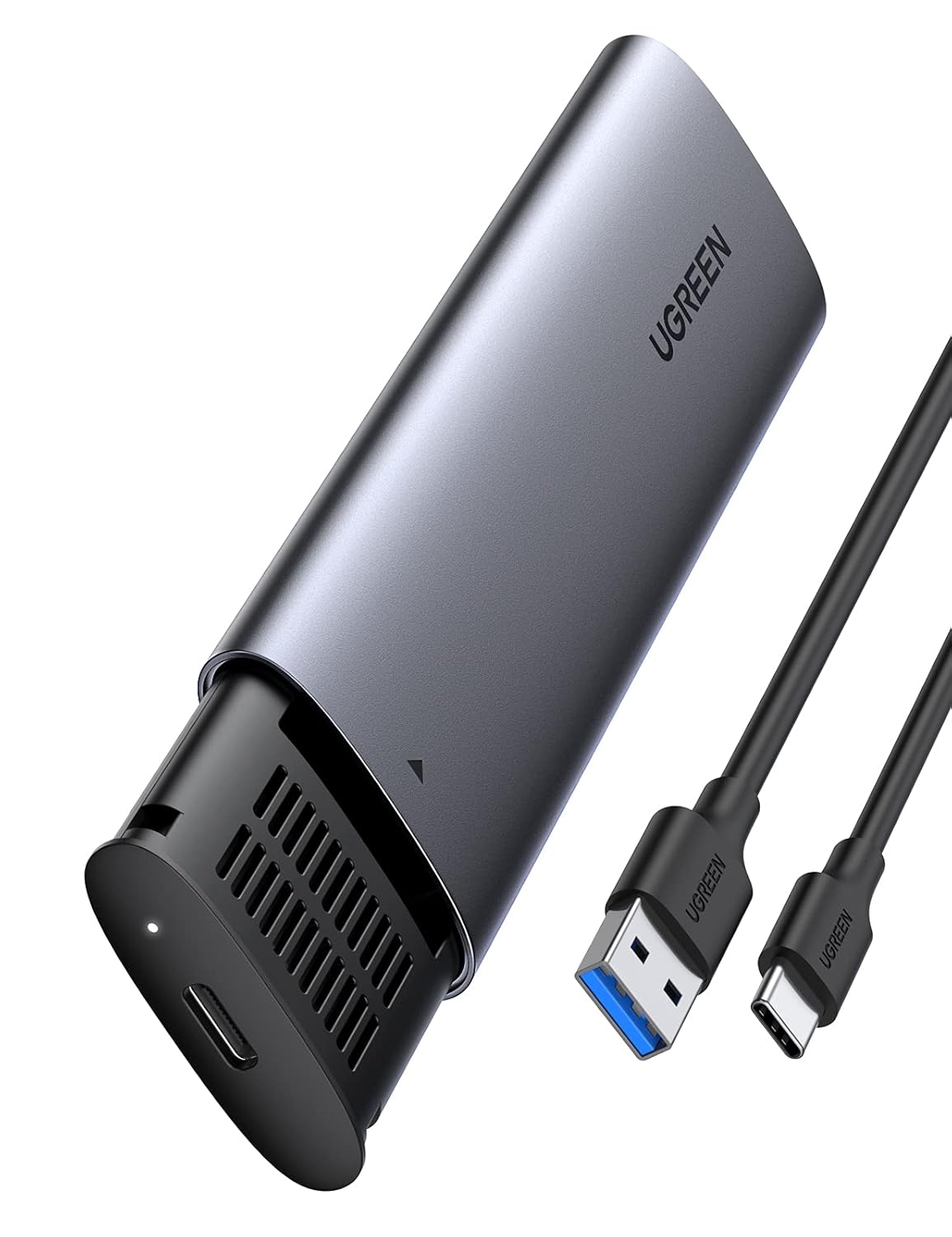 Ugreen M.2 Sata NGFF SSD USB 3.1 5 Gbps Type-C Gen1 B-Key M+B Key Disk Kutusu - Uzay Grisi