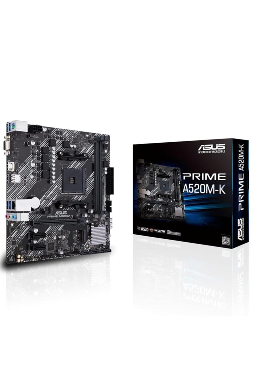 ASUS PRIME A520M-K AMD A520 AM4 DDR4 4400 HDMI VGA M2 USB3.2 mATX ANAKART