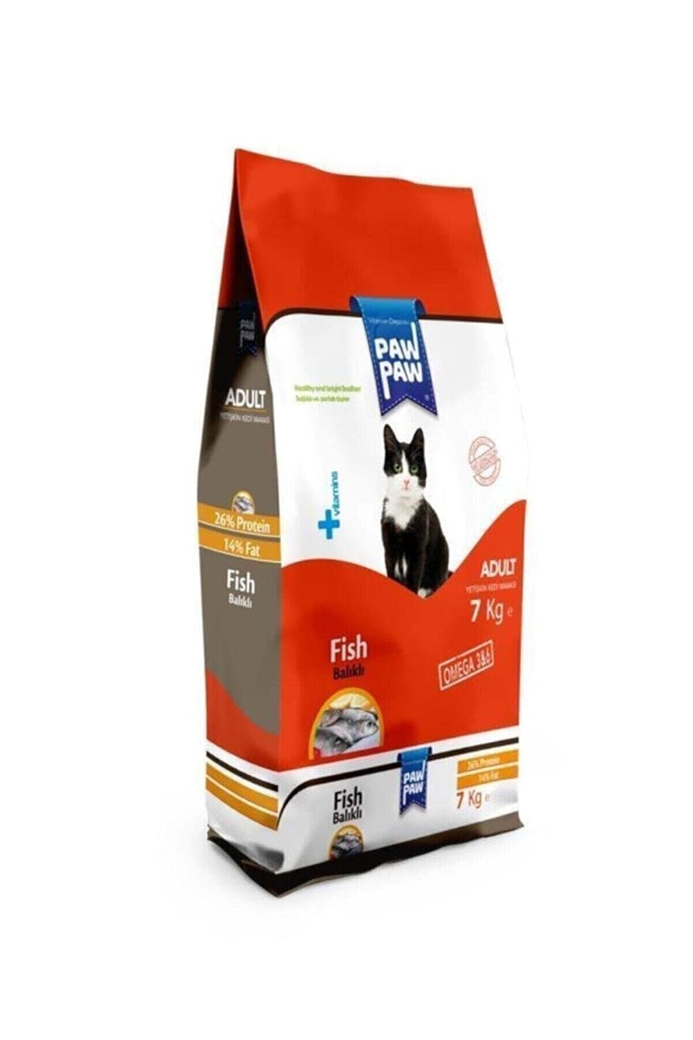 Pawpaw Yetişkin Kedi - Tavuklu Kuru Mama 7 Kg