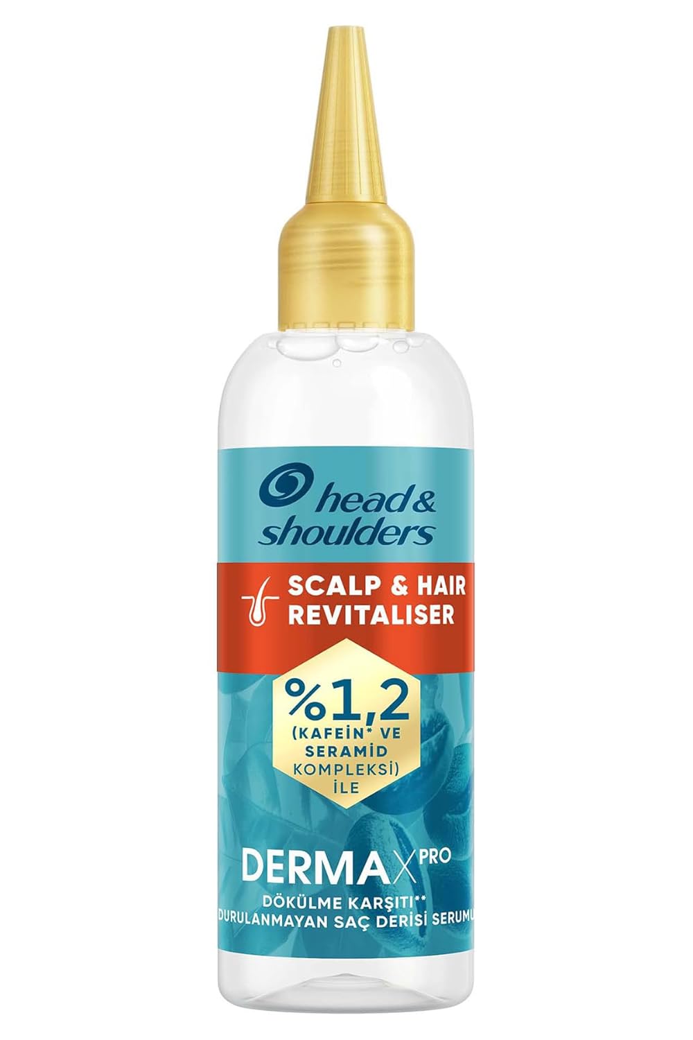 Head & Shoulders DermaXPRO Scalp & Hair Revitaliser Dökülme Karşıtı Durulanmayan Saç Derisi Serumu Kafein ve Seramid ile 145ml