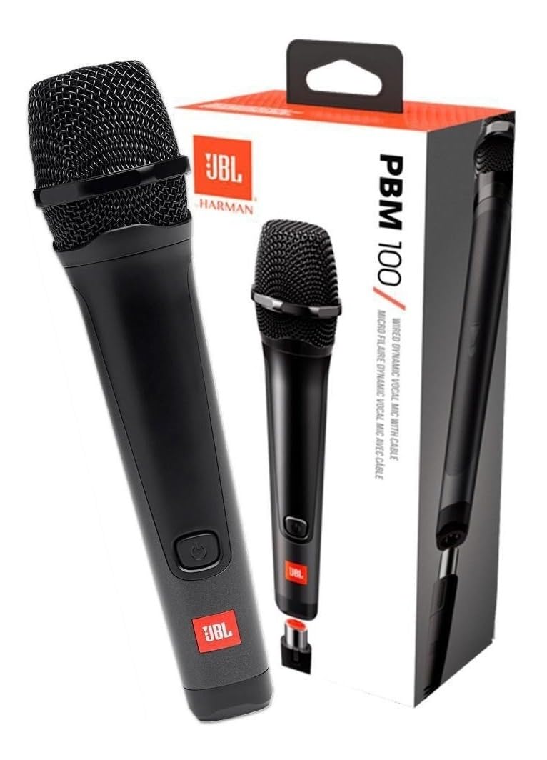 JBL Partybox Kablolu Mikrofon, Siyah