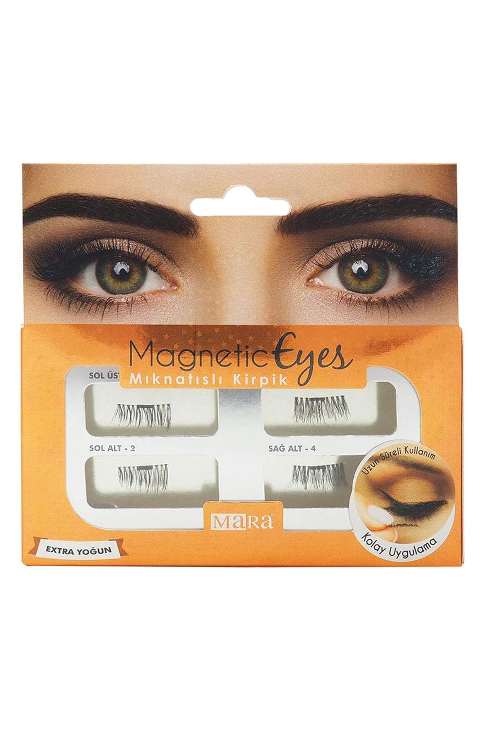 Mara Kozmetik Magnetic Eyes Mıknatıslı Kirpik Extra Yoğun, Siyah