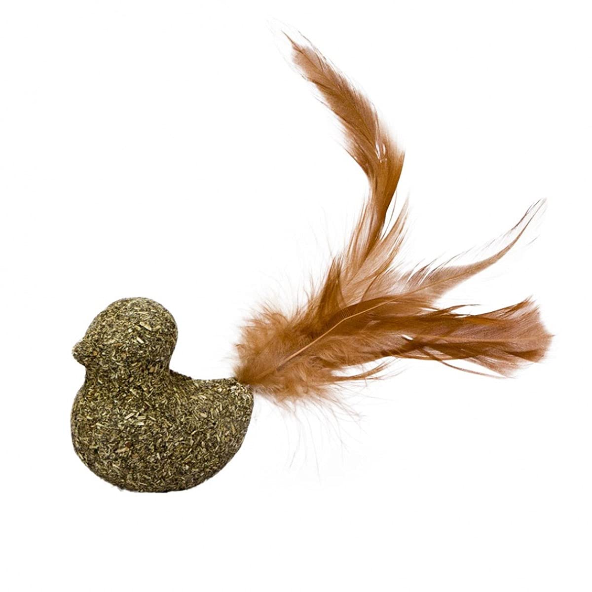 Beeztees Eastland 550951 Ördek Şeklinde Catnip Tüylü Kedi Oyuncağı, 5x4.5 Cm