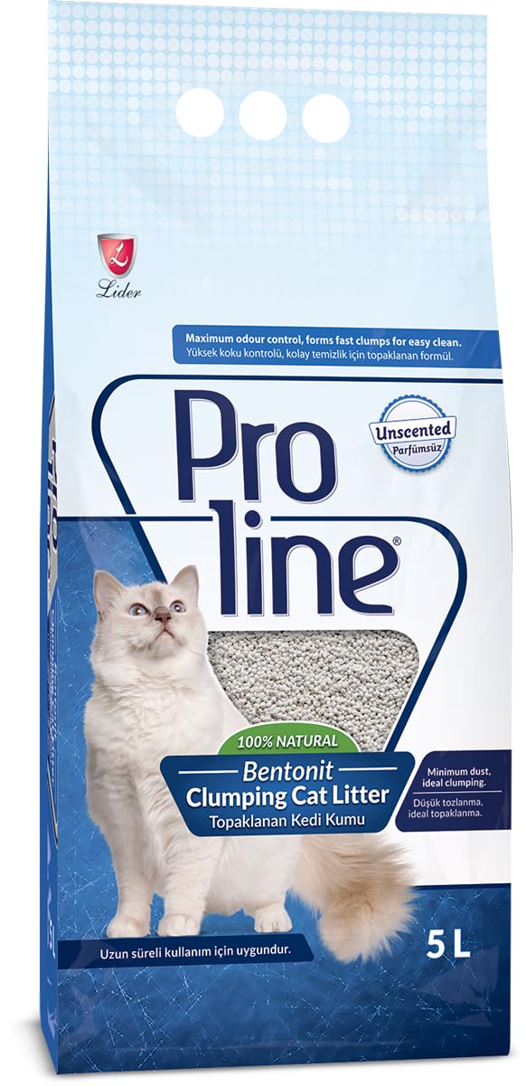 Proline Bentonit Kokusuz Kedi Kumu 5 Lt