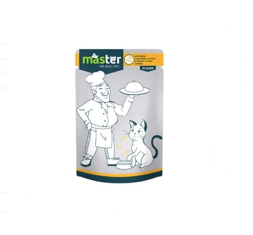 Master Tavuk Etli Pouch Kedi Maması, 80 Gr, 24 Adet