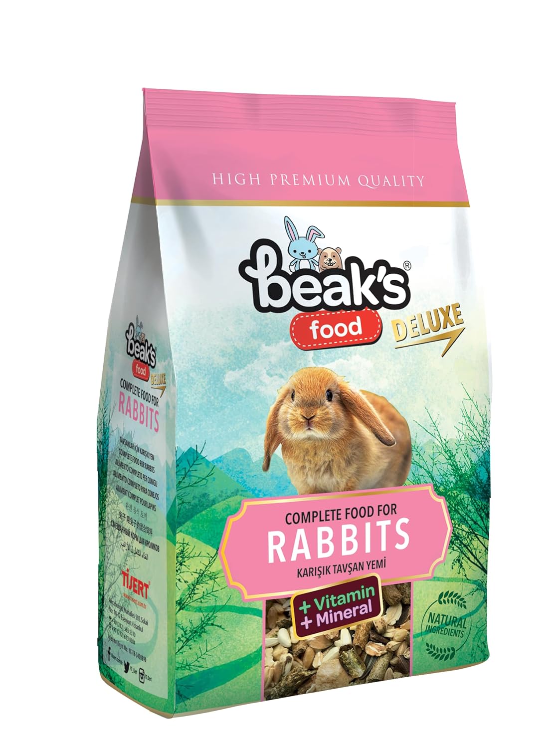 Beak's Kuş Yemi, Tavşan Yemi, 500 Gr