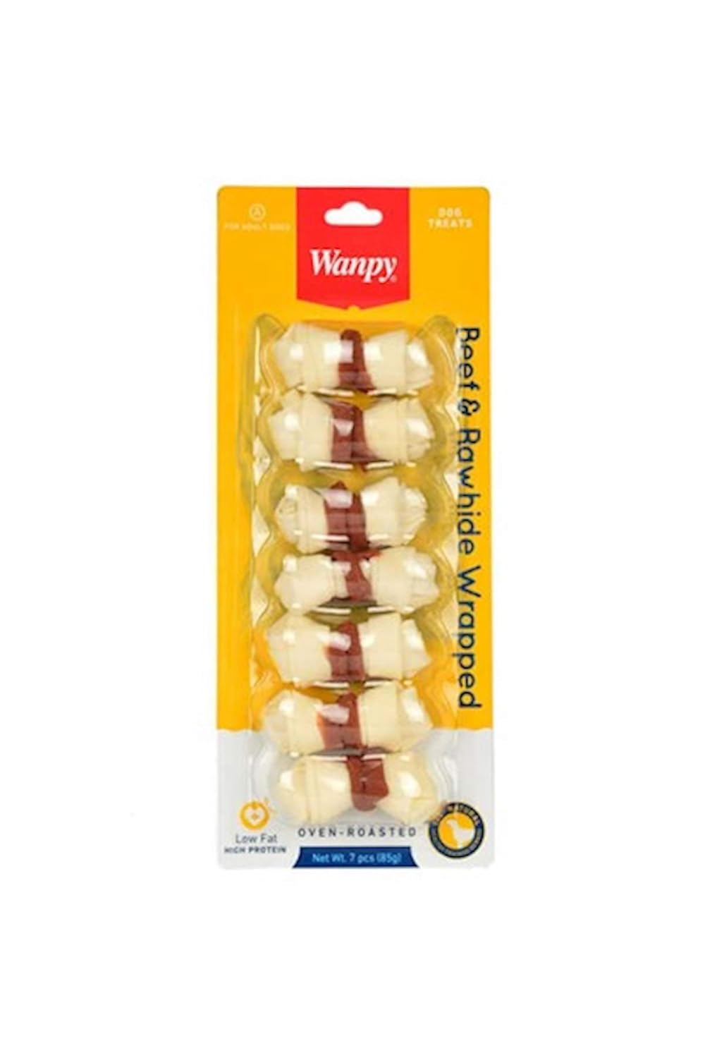 WANPY BİFTEK SARGILI KEMİK KÖPEK ÖDÜLÜ 85GR