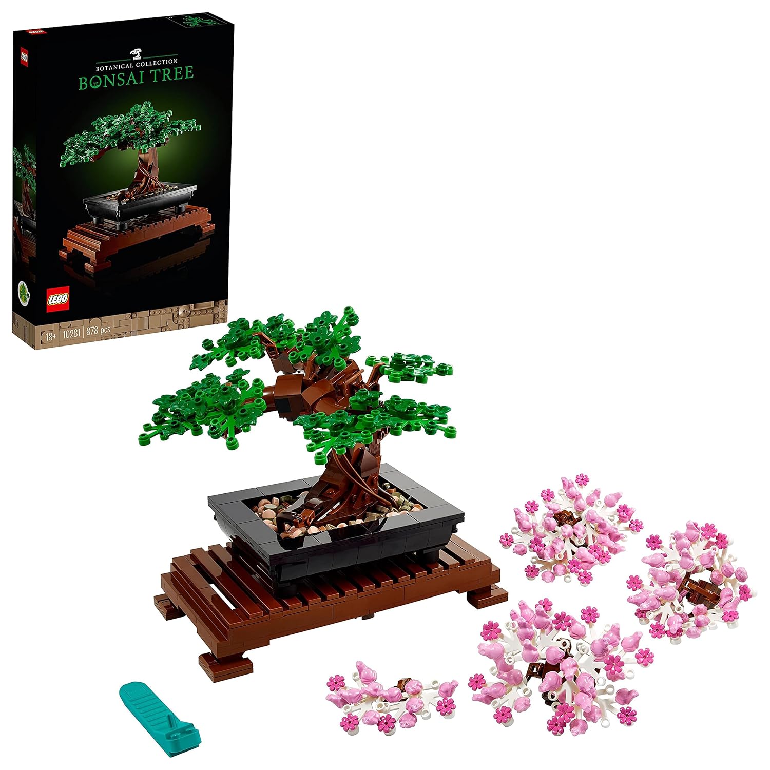LEGO Icons Bonsai Ağacı Seti, Yetişkinler İçin Ev Dekorasyonu ve Çiçek Seti, Yaratıcı ve Rahatlatıcı Kendin Yap Projeleri, Kadın ve Erkek İçin Hediye, Botanik Koleksiyonu 10281