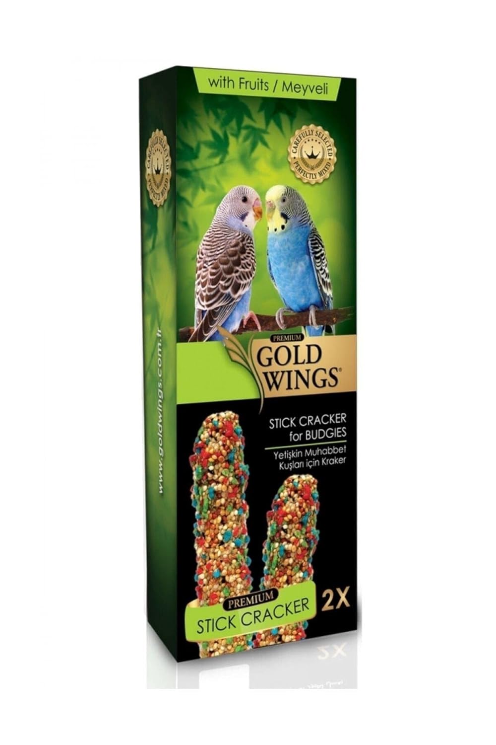 Gold Wings Premium Meyveli Muhabbet Krakeri 2 Li