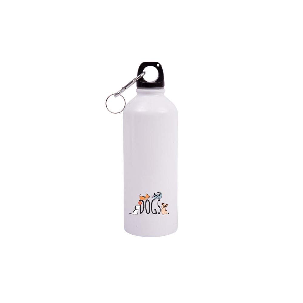 Biggdesign Dogs Karabinerli Alüminyum Matara 400 ml