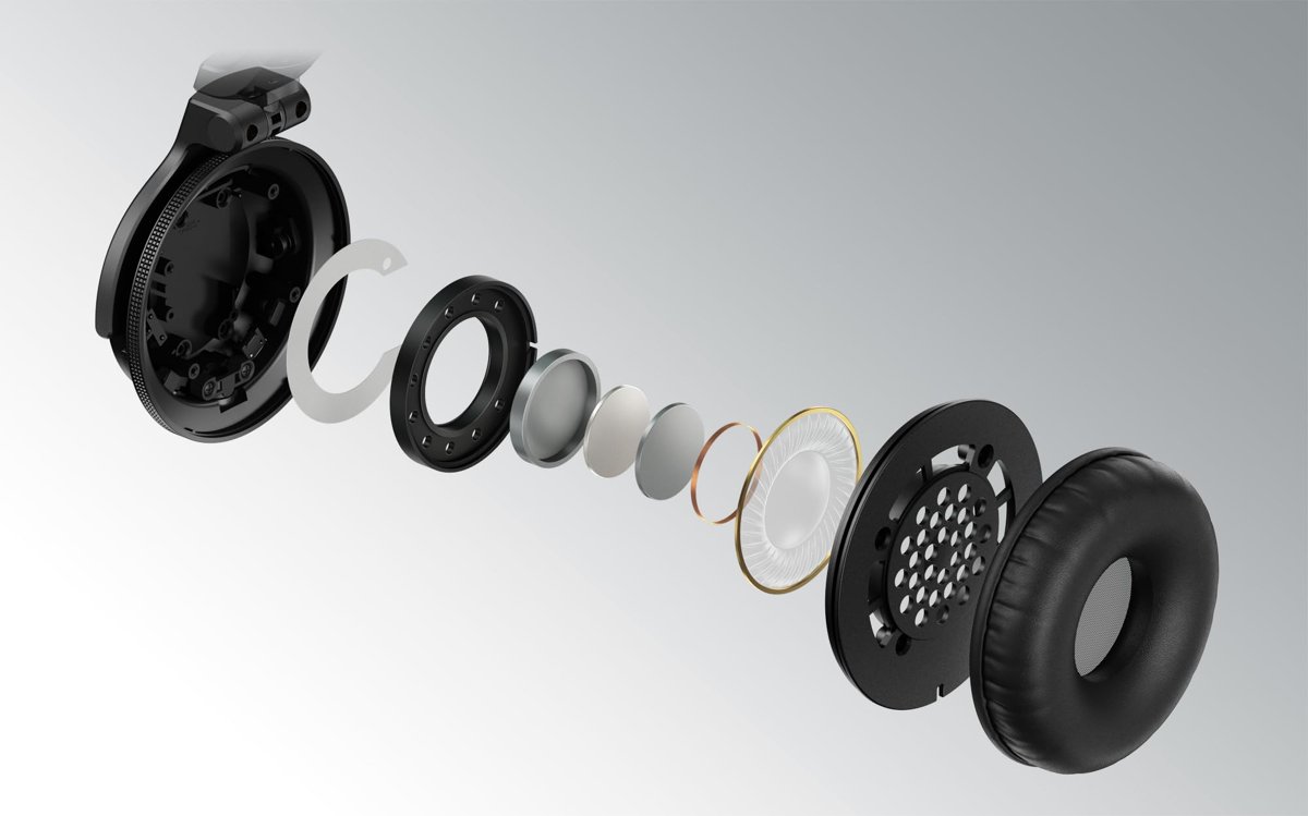 Pioneer DJ HDJ-CUE1BT-R, Bluetooth özellikli DJ kulaklık, kırmızı