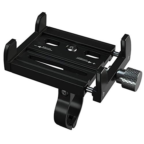 Ally Mobile KR01 Bisiklet Motorsiklet Gidon Telefon Tutucu,Metal Vidalı SİYAH