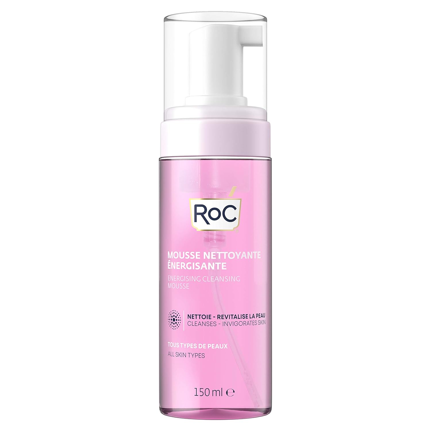 RoC Energising Cleansing Mousse - Enerji Veren Yüz Temizleme Köpüğü, 150 Ml