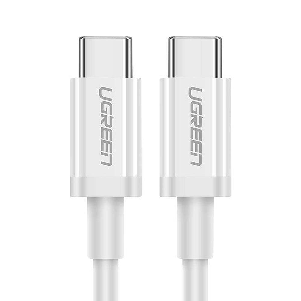 Ugreen Type-C to Type-C Hızlı Şarj ve Data Kablosu, 1.5 Metre, Beyaz