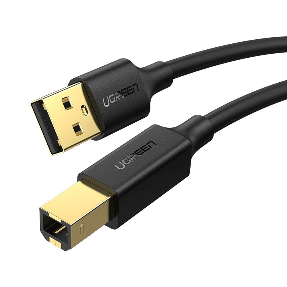 Ugreen USB den USB-B ye Yazıcı Tarayıcı Kablosu, 1 Metre