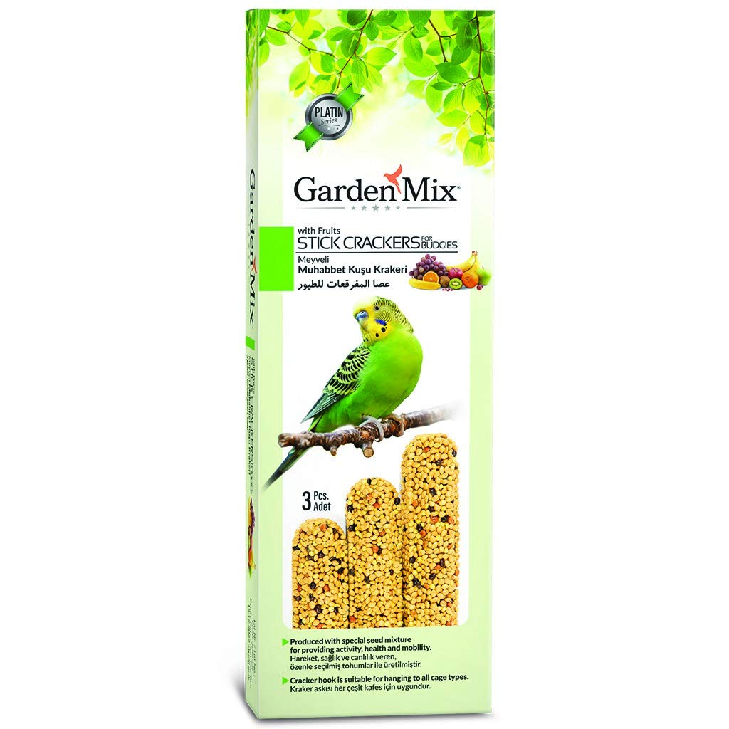 GARDENMİX GARDEN MIX Platin Meyveli Kuş Krakeri 3lü