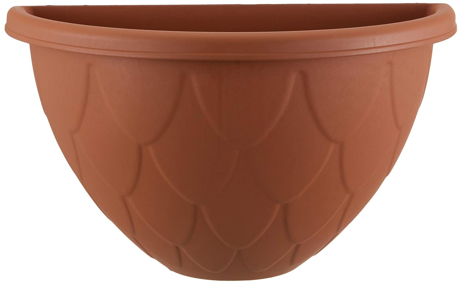 Serinova DD01 Damla Duvar Saksısı Askı Aparatlı 24,5cm, 1.4 Litre Kiremit